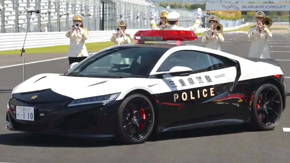 معرفی هوندا NSX پلیس ژاپن