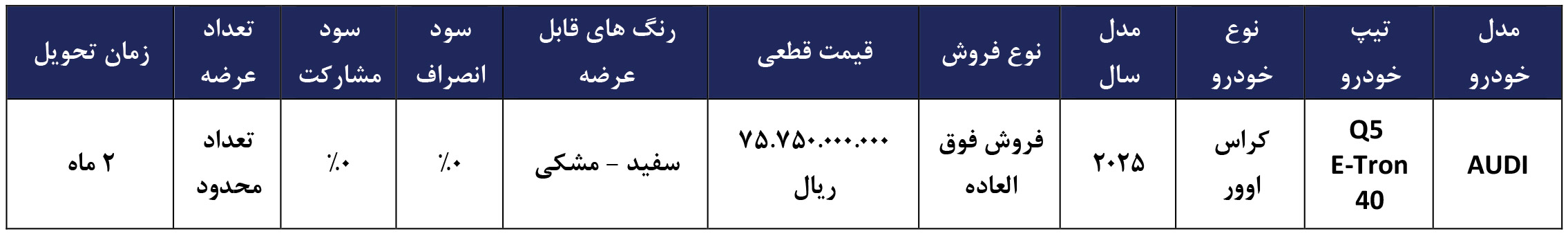شرایط فروش اطلس رادین خودرو (1405)