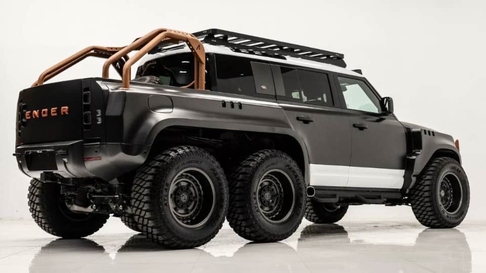 معرفی لندرور دیفندر 6x6
