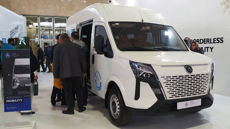 بررسی ون آتین P230 مسافری آتین خودرو دیزل