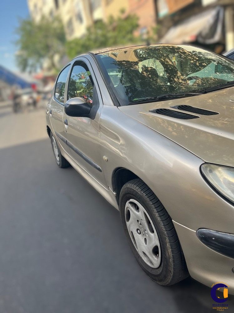 نمای 4 از خرید پژو 206 تیپ ۲ مدل 2003-1382 مدل 2003-1382 رنگ بژ نقدی و اقساطی در خودروشاپ