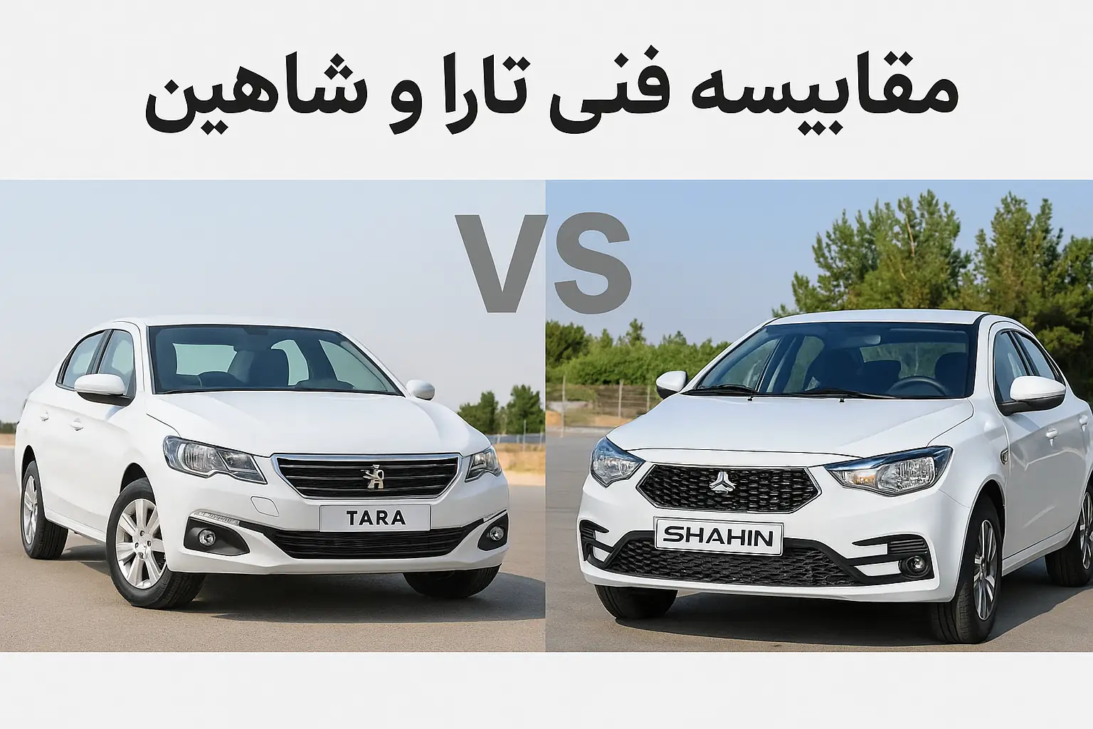 مقایسه فنی تارا و شاهین – بررسی تخصصی دو سدان محبوب ایرانی
