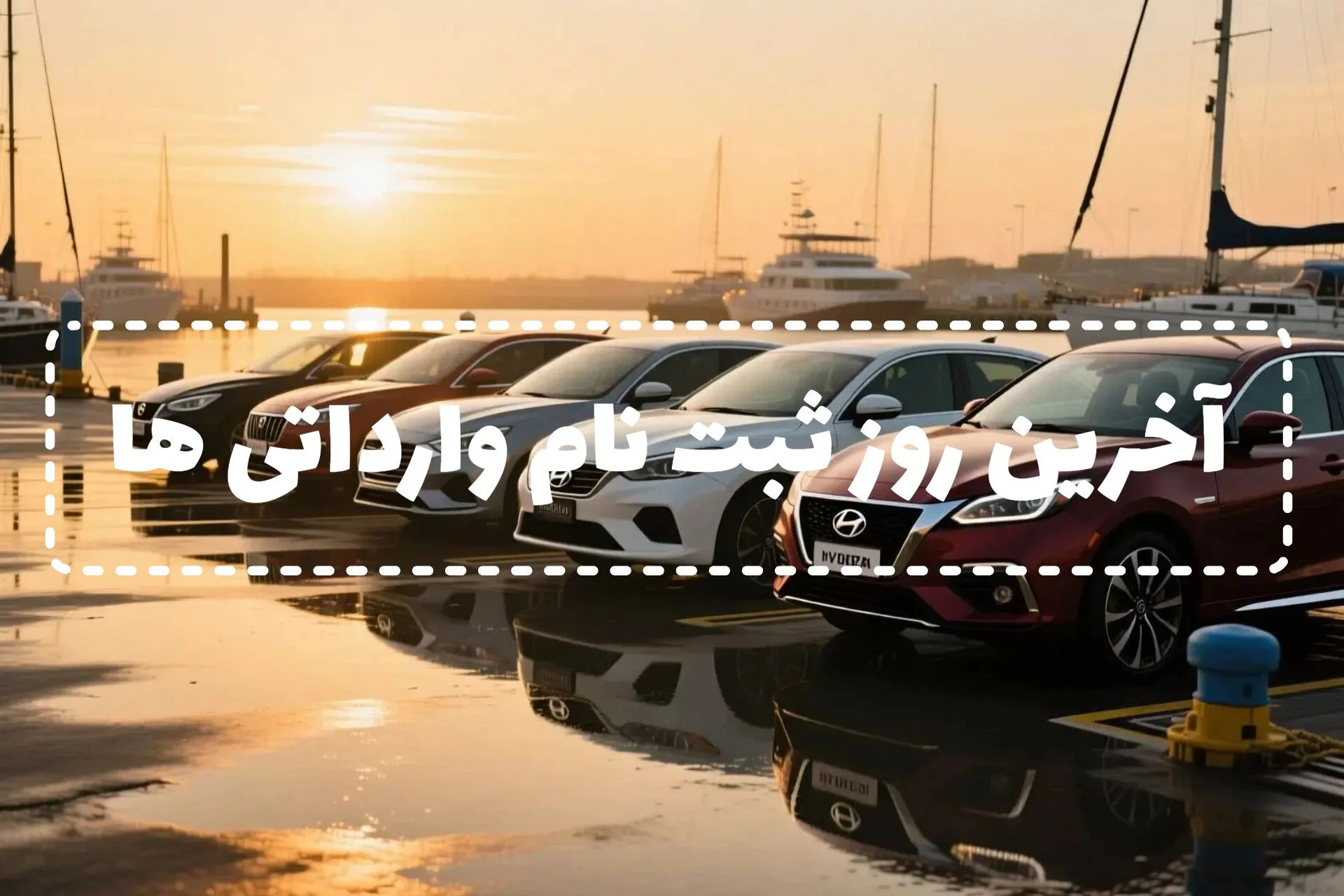شمارش معکوس برای ثبتنام خودروهای وارداتی | آخرین مهلت تا ۲ آبان